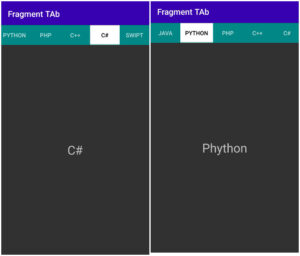 fragment tabs android