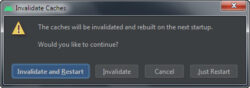 how to solve Design view missing android studio 5 Click on invalidate and restart