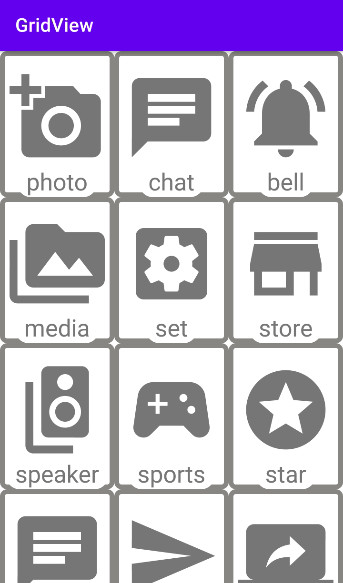 beautiful GridView android