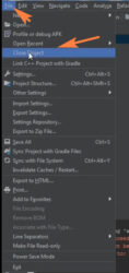 Close project android 