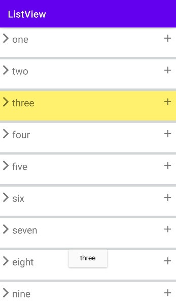 ListView android