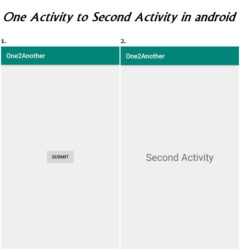 one activity to second