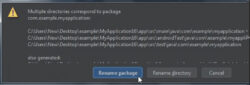 Rename package in android 