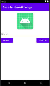 RecyclerView CRUD operation upload image