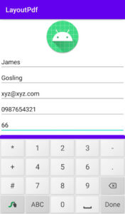 generate pdf file in android studio 