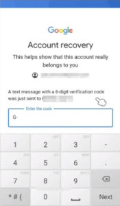 6-digit verification code