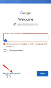 Forgot Gmail Password 