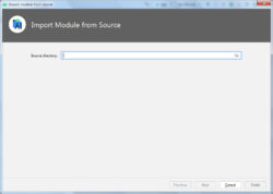 Import module from source 