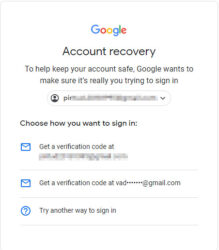 How you want to sign in google account