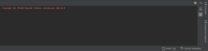 Failed to find Build Tools revision 32.0.0