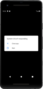 Read more about the article System UI isn’t responding android studio