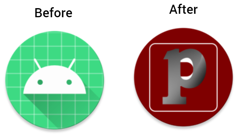 Launcher icon in android app