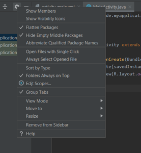 Refactor package name in android studio 