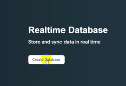 create realtime database 
